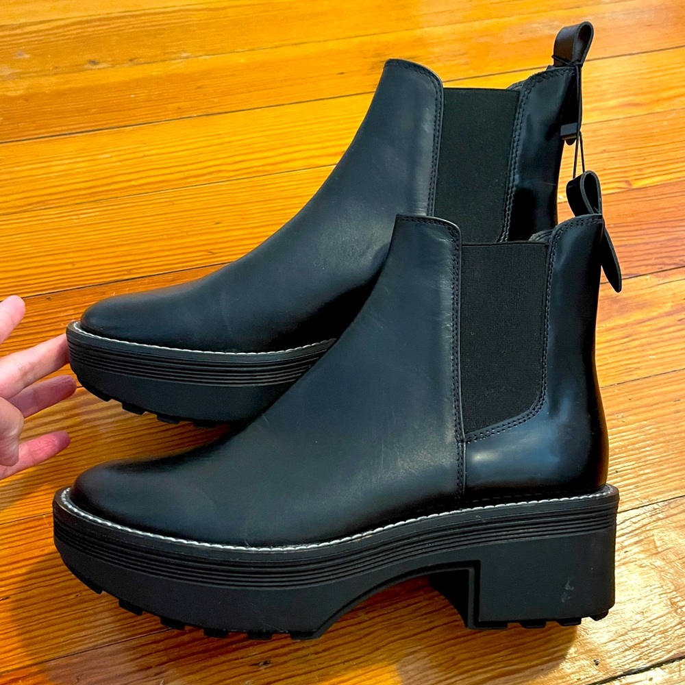 Zara Black Ankle Boots - NWT/Never Worn - Size 8